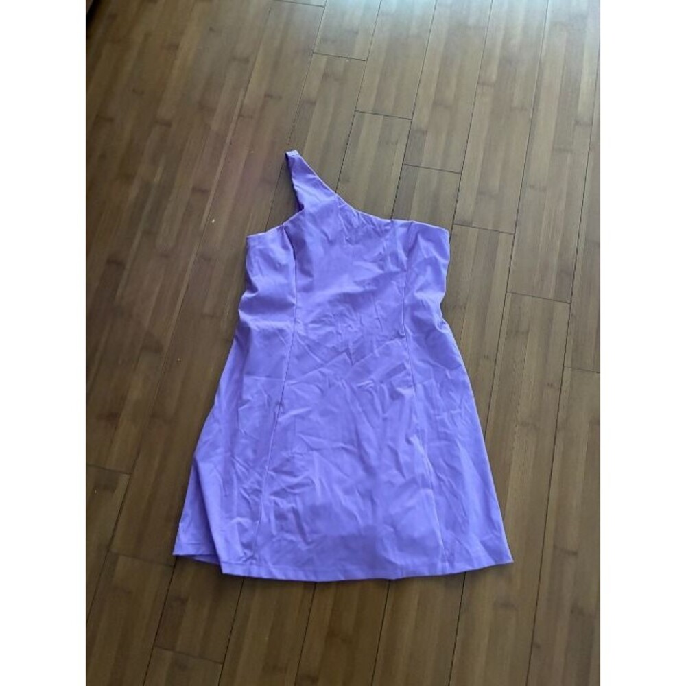 Outdoor Voices One Shoulder Exercise Dress Workout Lavender Lilac Purple Large - Picture 2 of 4